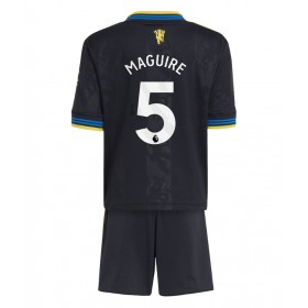 Manchester United Harry Maguire #5 Tredje skjorte til barn 2025-26 Kortermet (+ korte bukser)